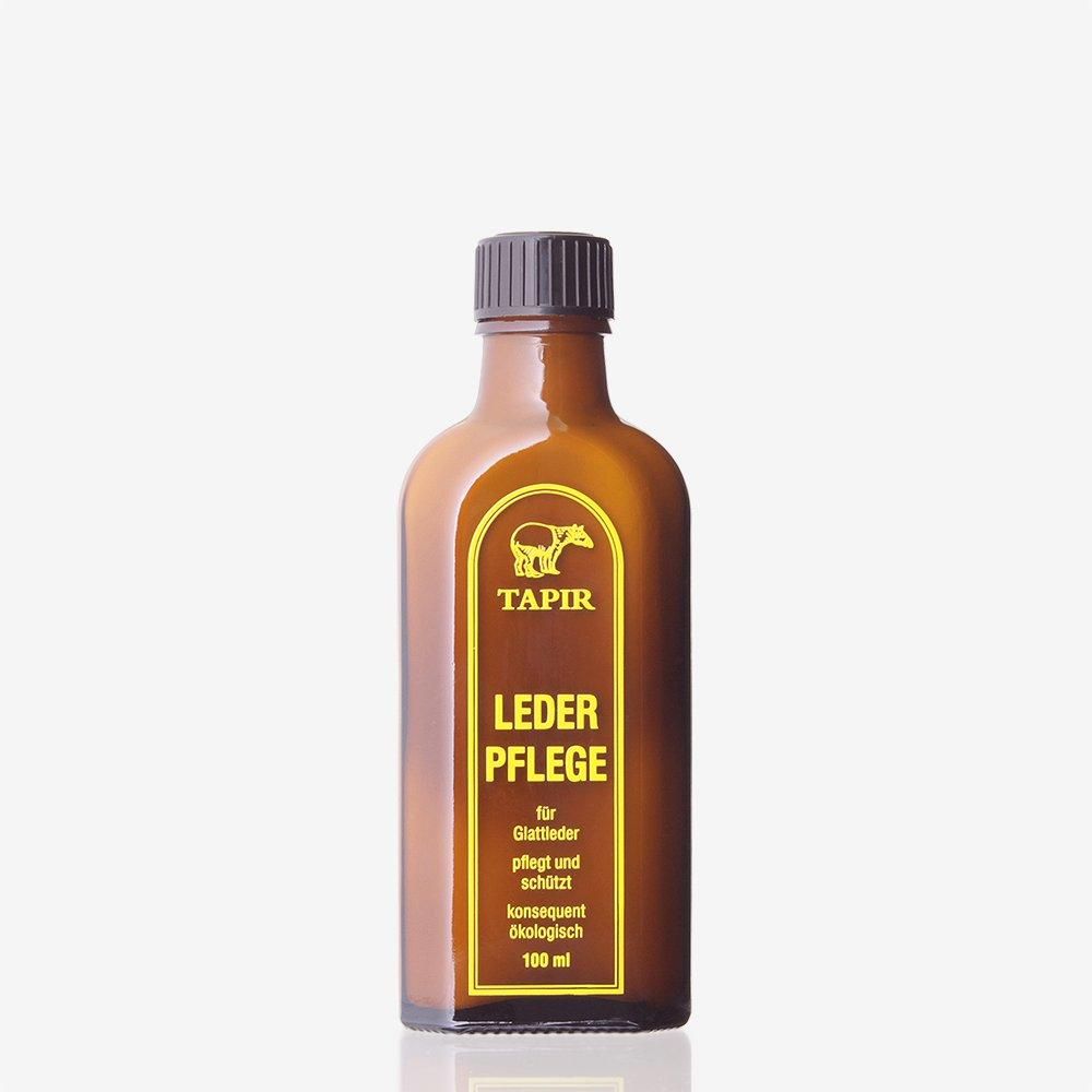 タピールのレーダーフレーゲ100ml。黄色いバクのロゴと文字が付いた茶色い瓶